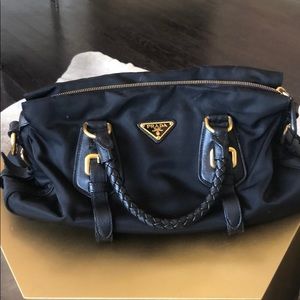 Prada leather and nylon bag
